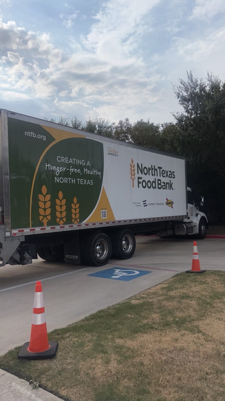 North Texas Food Bank truck